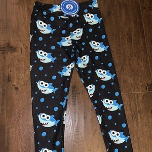 NEW Baby Shark Pinkfong Leggings Small Medium kids 2t 3t 4t 5T girls children’s